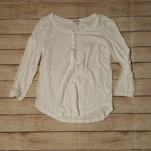 Gap White Henley
